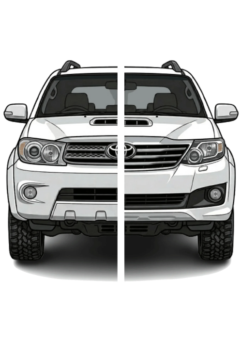 Fortuner D4D 2006-2015 4 Piece Set