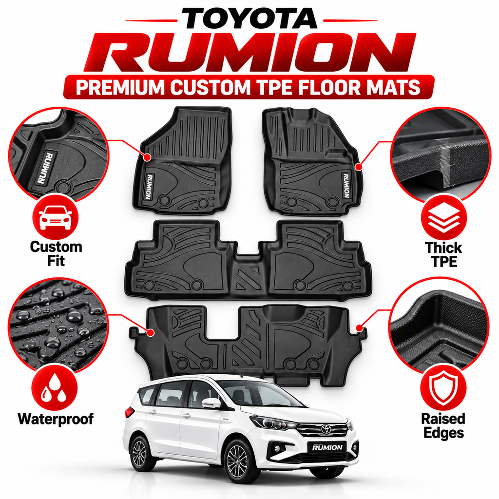 Suzuki Ertiga and Toyota Rumion (2019-2026) 7-seater floor mats – view 10