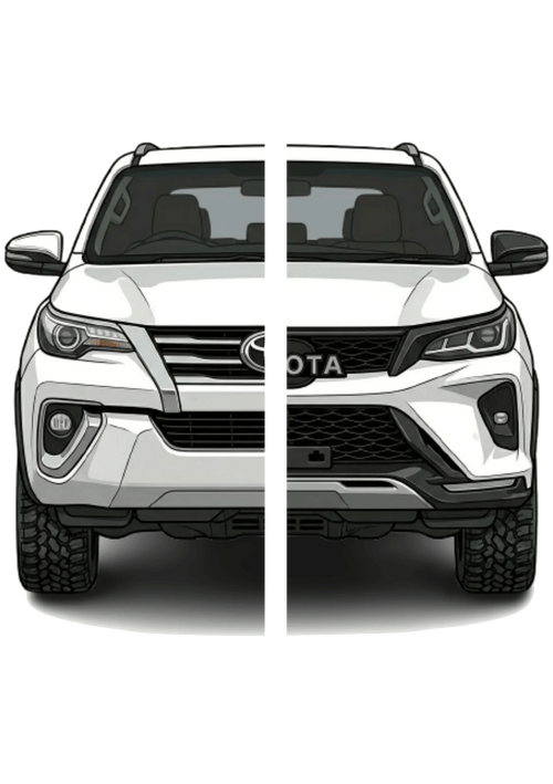Toyota Fortuner GD6 (2016-2026) 5D floor mats, 4-piece set – view 2