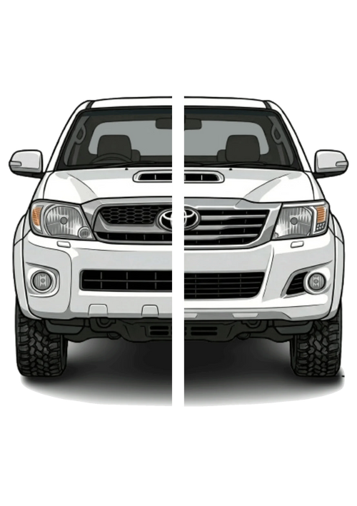 Toyota Hilux D4D Double Cab (2011-2015) 3D floor mats, 3-piece set – Rugged Road Accessories