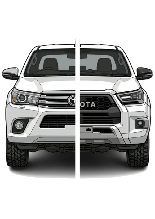Toyota Hilux GD6 Double Cab (2016-2026) 4D floor mats – view 2